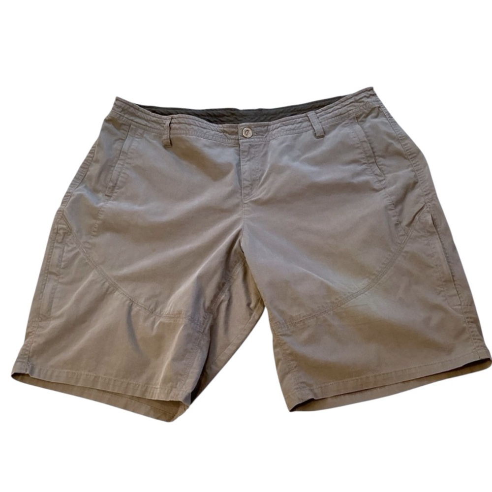 Kuhl Stretch Spire 6285X Twill Hiking Outdoors Cargo Shorts‎ Gray Women's 20W